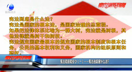 憲法知識知多少（一）——憲法到底是什么法？